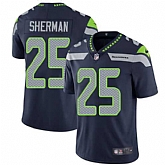 Nike Seattle Seahawks #25 Richard Sherman Steel Blue Team Color NFL Vapor Untouchable Limited Jersey,baseball caps,new era cap wholesale,wholesale hats